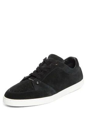 Christian Louboutin Men Chambelisneak Collar-Pin Suede Low-Top Sneakers Size 45
